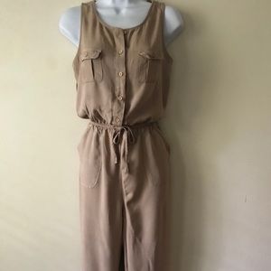 Safari Sleeveless Jumpsuit